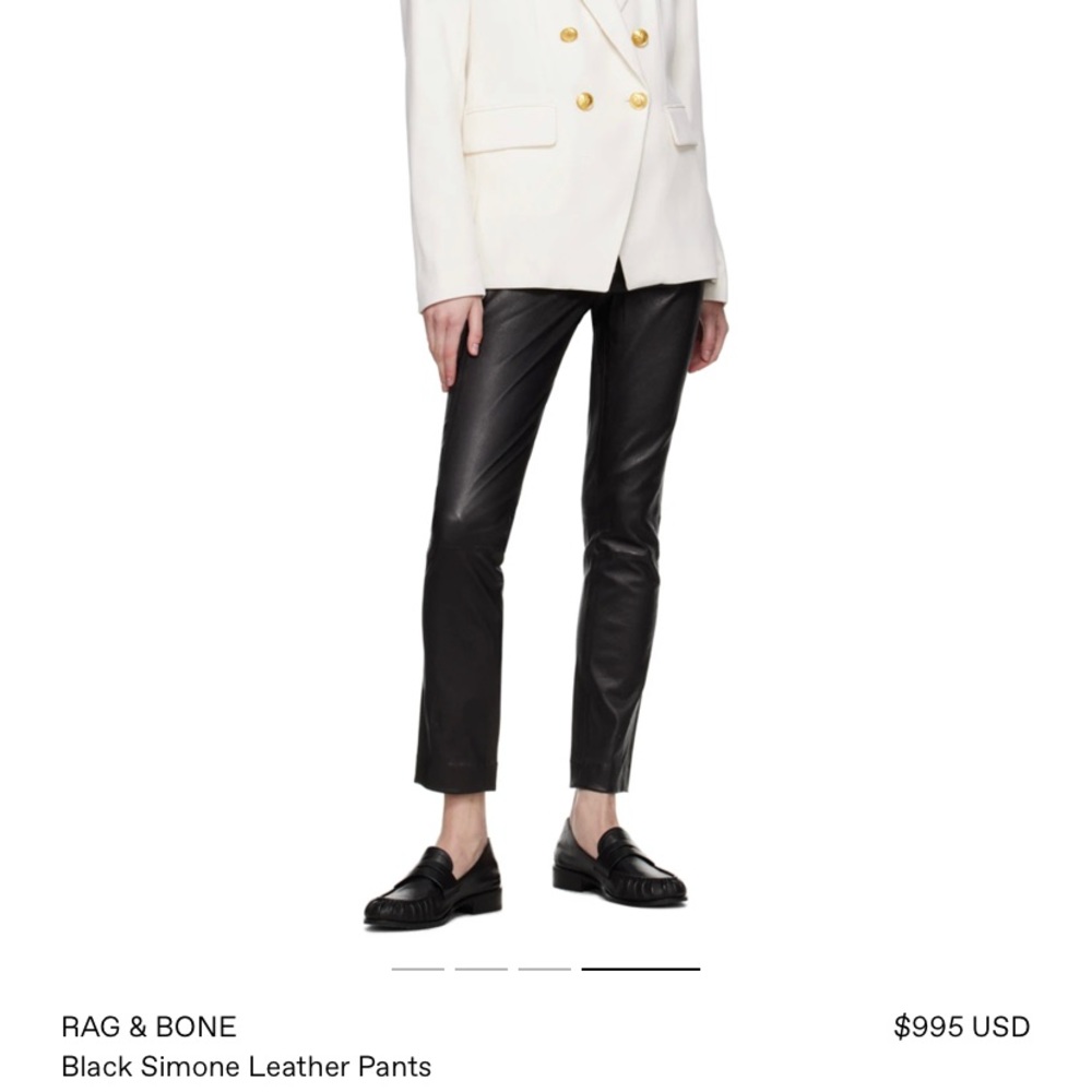 Rag and Bone Leather Pants
